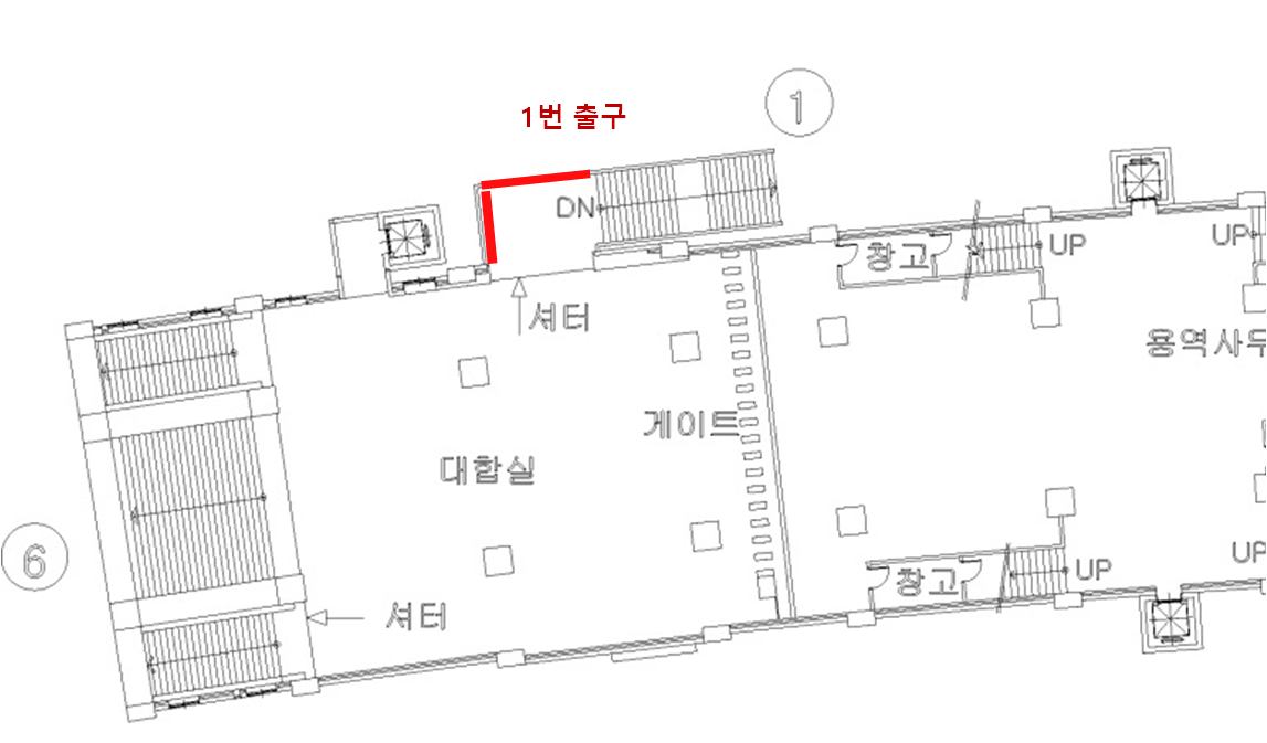 2호선 구로디지털단지역 (MAX) 위치도