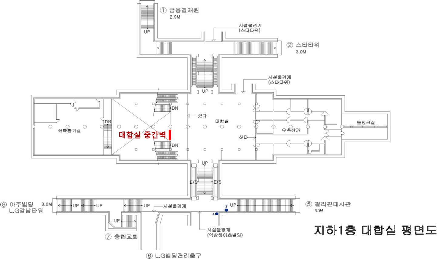 2호선 역삼역 (MAX) 위치도