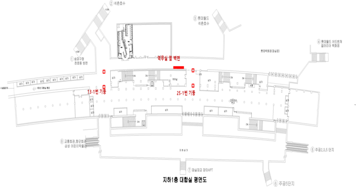 2호선 잠실역 (MAX) 위치도