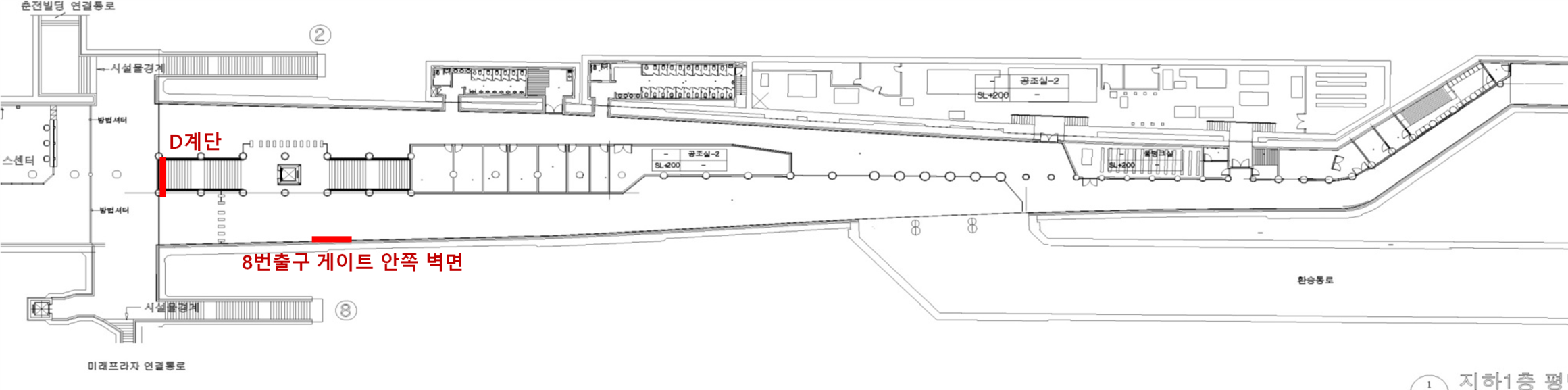 2호선 홍대입구역 (MAX) 위치도